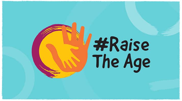 #raisetheage promotional graphic